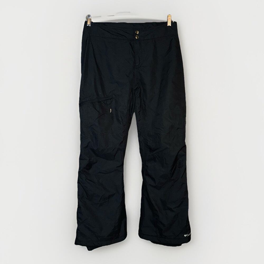 Columbia Snow Bugaboo Pants LG Short 34x29 Black Waterproof Insulated Omni Tech‎